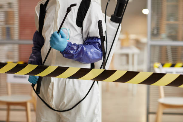 Professional Biohazard technician working in Live Oak, FL